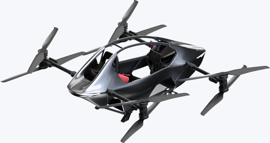YIVTOL S-ZERO PLUS, three-quarter view
